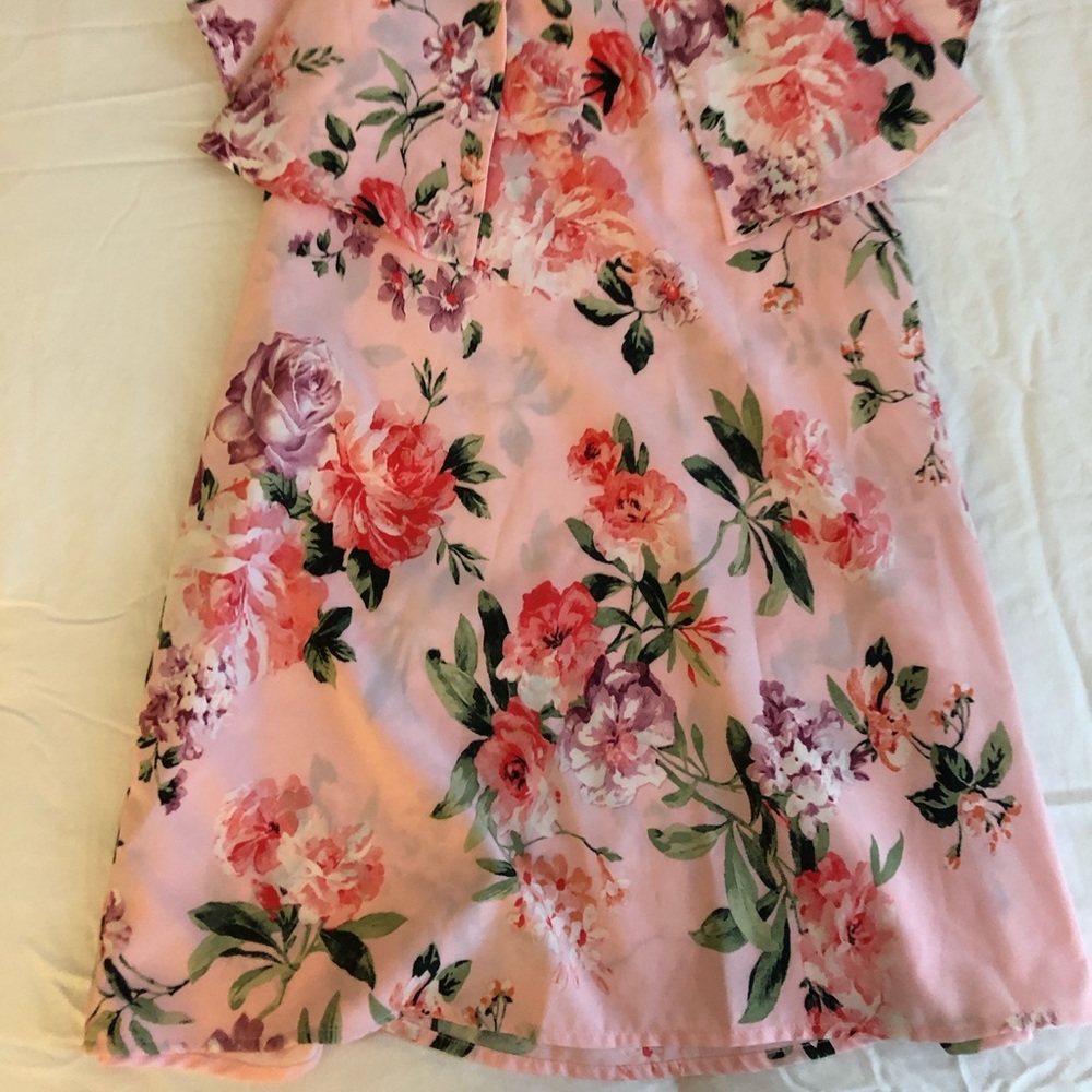 pink flower dress - Picture 3 of 4